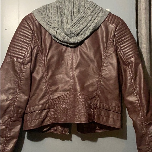 Faux leather jacket. - Picture 3 of 3